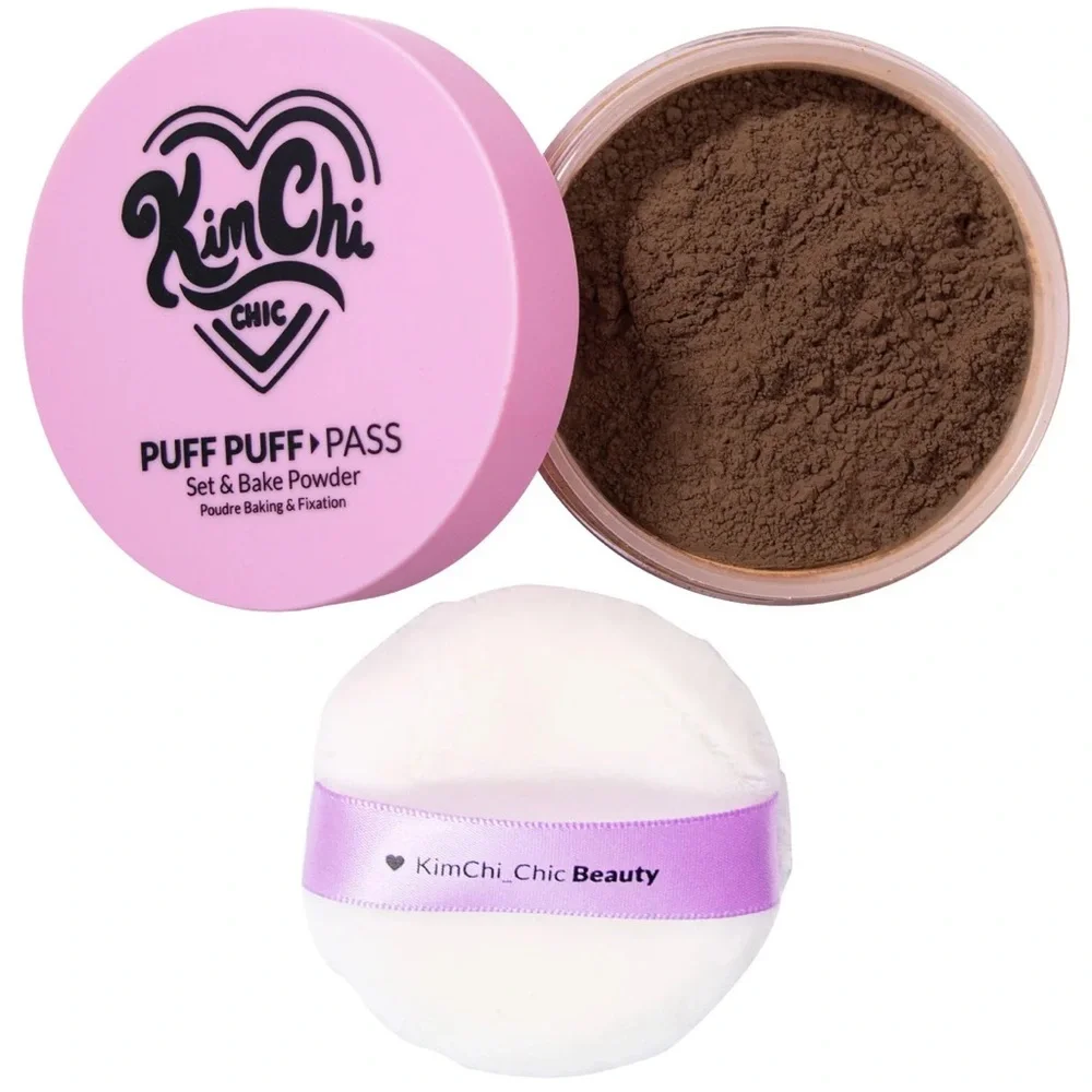 KimChi Chic Chocolate Puff Puff Pass Set & Bake Powder- deep skin tones, vegan